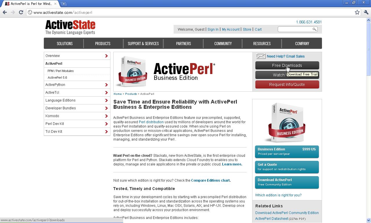 free activeperl download
